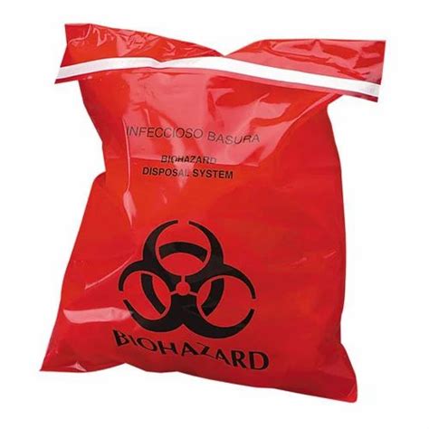 Red Small Biomedical Hospital Waste Collection Bags at Rs 5/piece in ...