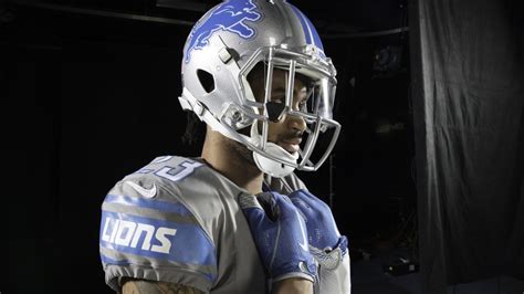 Closer look: Detroit Lions color rush uniforms