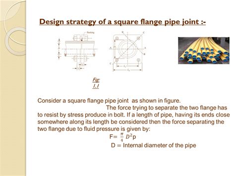 SOLUTION: Square flange pipe joint - Studypool