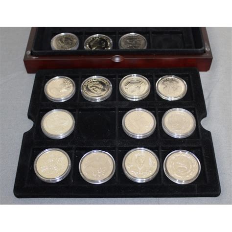 A Case Containing Various Proof Collectable Coins