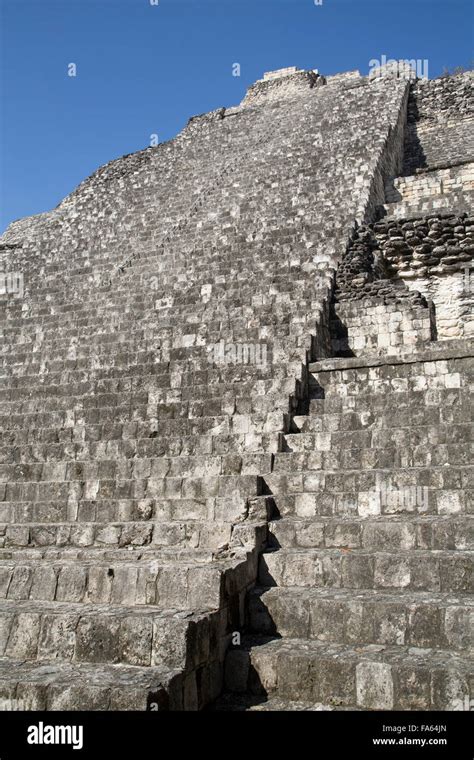 Structure IX, Becan, Mayan Ruins, Campeche, Mexico Stock Photo - Alamy