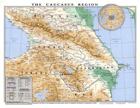 The Caucasus region | Library of Congress