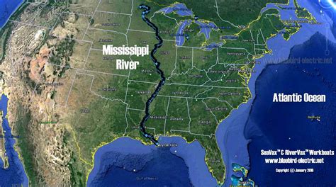 Map Of The United States Showing The Mississippi Rive - vrogue.co