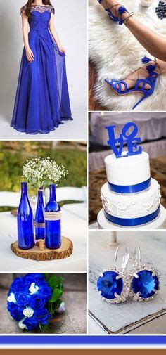 cobalt blue rustic wedding ideas and bridesmaid dresses Rustic Bridesmaid Dresses, Gold ...