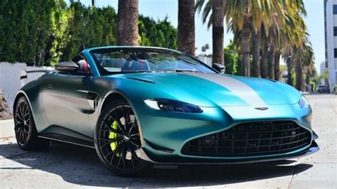 Satin AMR Green Aston Martin Vantage F1 Edition Roadster For Sale