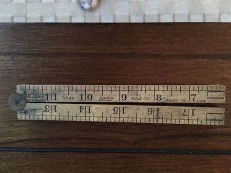 Vintage Lufkin Wooden 24 inch Folding Ruler No 48 wood rule | Lufkin, Wood, Wooden