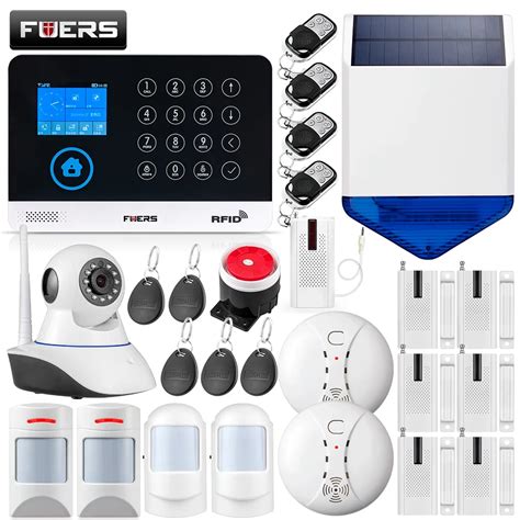 FUERS WG11 433MHz Wireless GSM&WIFI DIY Smart Home Security Alarm System Pet Infrared Motion ...