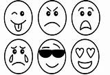Emotions Coloring Pages For Children sketch template