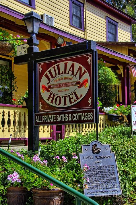 Julian Gold Rush Hotel Bed and Breakfast Photograph by Alex Morales - Fine Art America