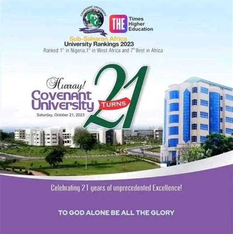 Covenant University Surpasses Prestigious Nigerian Institutions ...