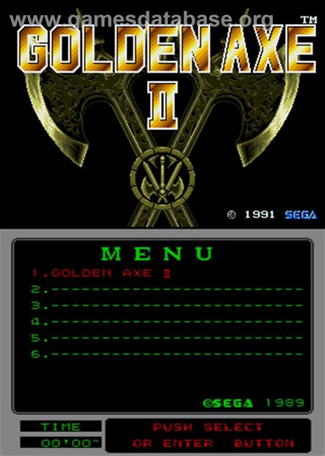 Golden Axe II - Arcade - Games Database