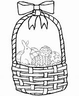 Free Easter Basket Image coloring Page  Download Print Or Color sketch template