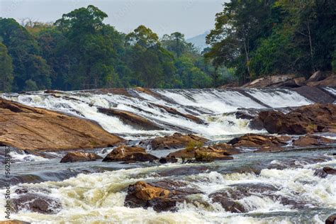 Vazhachal waterfalls Stock Photo | Adobe Stock