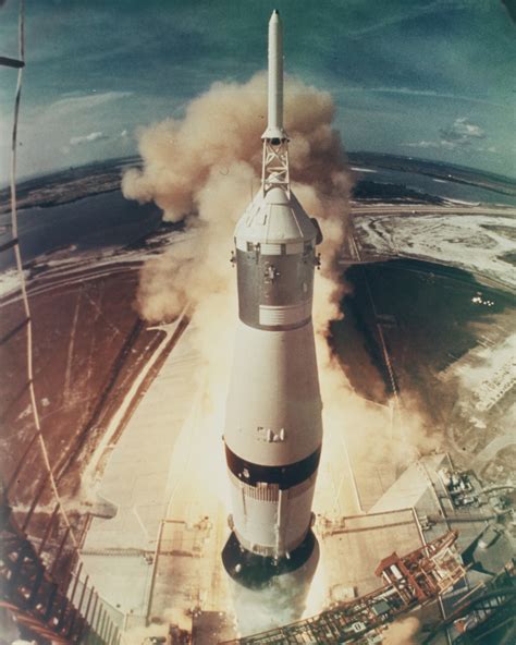 The Launch: Apollo 11 lifts off; Crowds gather to watch history in the making, July 16, 1969 ...