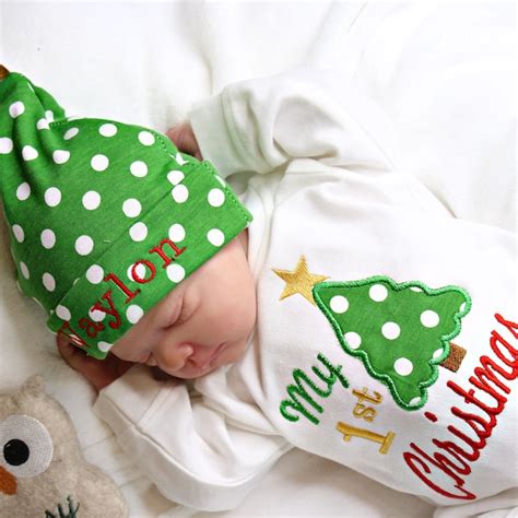 Baby Girl First Christmas Outfit - Etsy