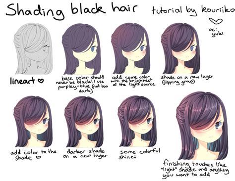 How to Art | Drawing hair tutorial, Digital art tutorial, Digital ...