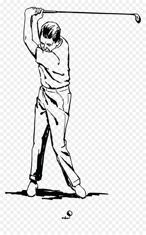 Transparent Golf Silhouette Png - Golfer Clipart Black And White, Png ...