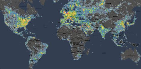 Light Pollution Map Idaho