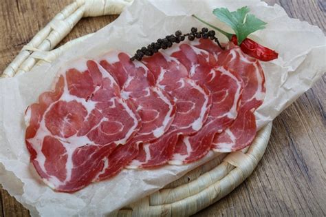 Premium Photo | Italian ham