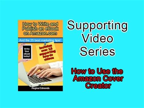 Amazon KDP - Writing Kindle Ebooks - How to Use the Amazon Cover ...