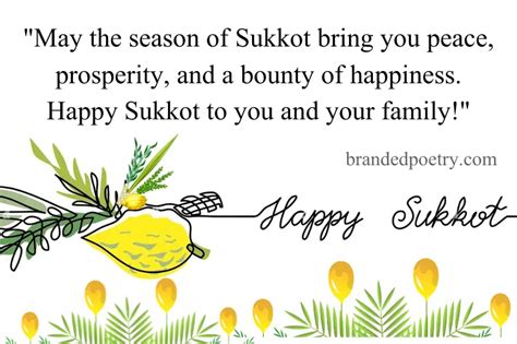 Happy Sukkot Greetings [2024] - Chag Sameach Wihses & Prayers