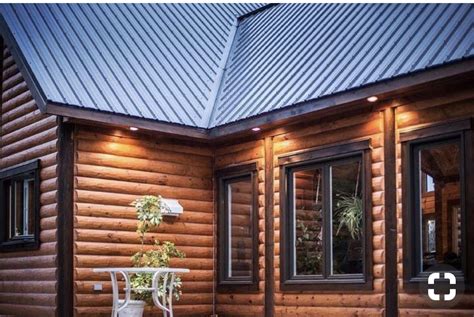 Pin by Michelle Fahey on Cabin addition | Log homes exterior, Cabin exterior colors, Log cabin ...