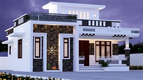 1200 Square Feet 2 Bedroom Contemporary Style Single Floor Beautiful house - Home Pictures