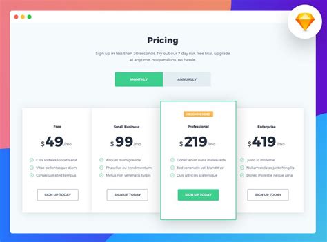 20+ Latest Free HTML & PSD Pricing Table Templates (Updated For 2018 ...