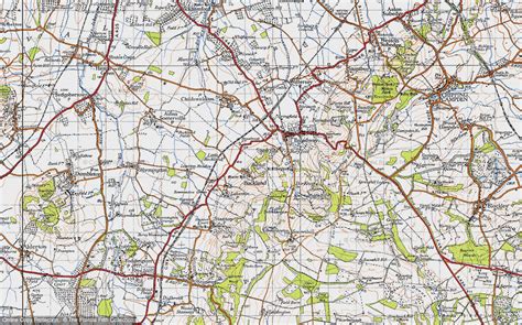 Historic Ordnance Survey Map of Buckland, 1946