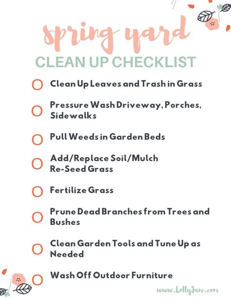 Free spring yard clean up checklist! Tackle spring maintenance early to get your yard ready for ...