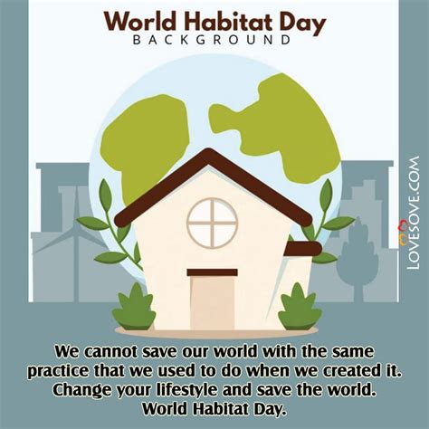 World Habitat Day Quotes, Slogan, Status, Thoughts, Messages & Theme