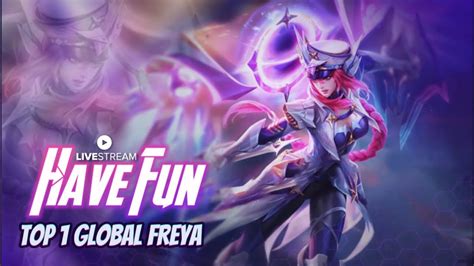 +50 Mythic Glory Freya Legend Skin - Top Globals #Live MLBB - YouTube