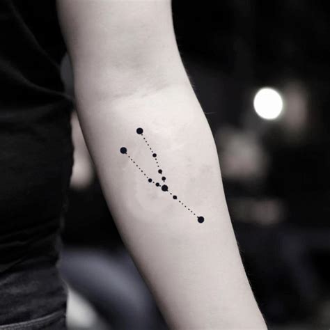 Minimalist Taurus Constellation Tattoo - Wiki Tattoo