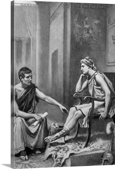 Illustration of Aristotle Teaching Alexander the Great Wall Art, Canvas Prints, Framed Prints ...