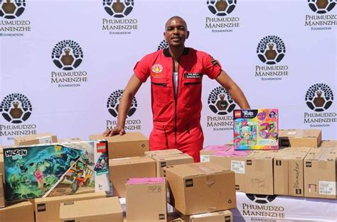 Pictures | Former Orlando Pirates striker Phumudzo Manenzhe donates toys worth R70 000 to kids