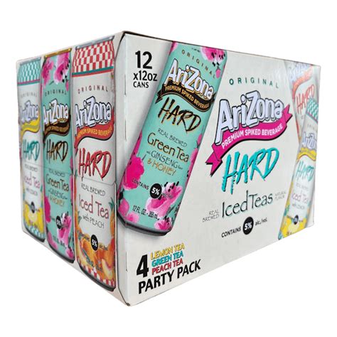 Arizona Hard Iced Teas Party Pack 12-12oz Cans :: Other / Variety Packs