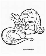 Fluttershy Coloring Pages sketch template
