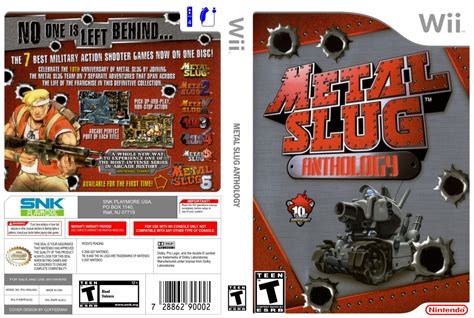 Metal Slug Anthology - Nintendo Wii Game Covers - Metal Slug Anthology :: DVD Covers