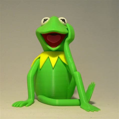 Download free STL files Kermit the Frog ・ Cults