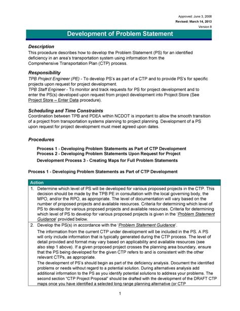 50 Printable Problem Statement Templates (MS Word) ᐅ TemplateLab