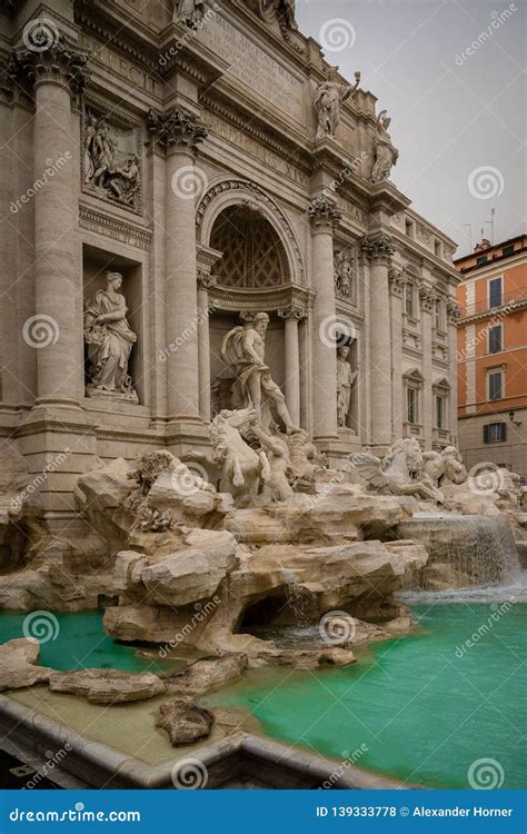 Fontana Di Trevi History City Rome Empire Stock Photo - Image of history, artistic: 139333778