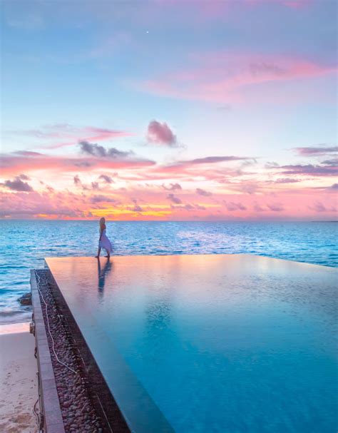 Infinity Pool Sunset Wallpapers - Wallpaper Cave