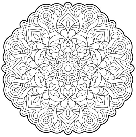 Elegance coloring page - coloring.com | Mandala coloring pages, Adult coloring mandalas