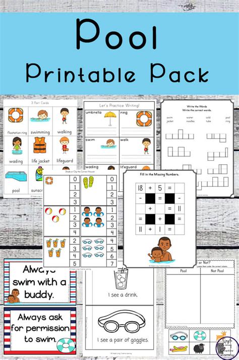 Teaching Water Safety plus Pool Printable Pack - Simple Living ...