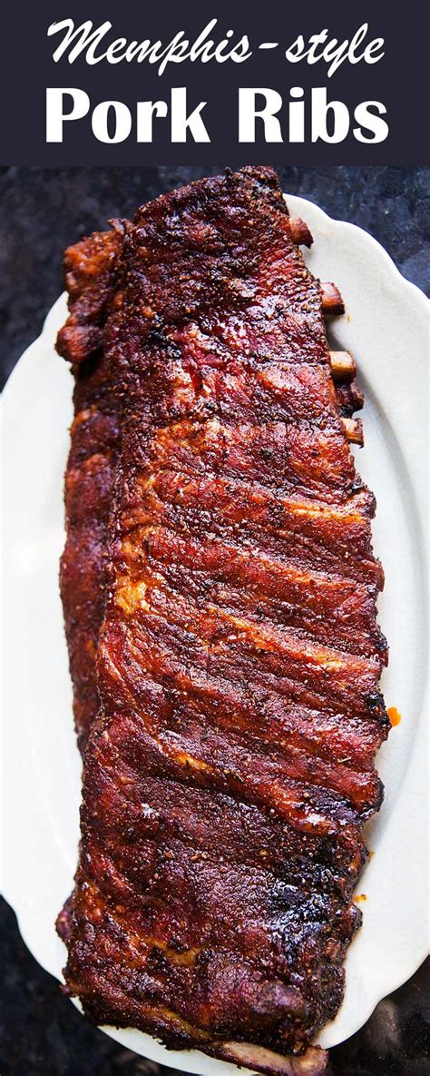 Memphis-Style Dry Rub Pork Ribs Are Slow Cooked To Barbecue Perfection ...