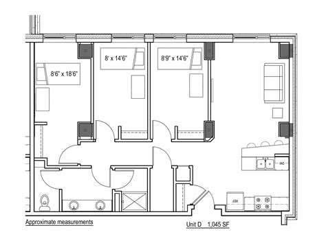 Floor Plans of Park Regent Apartments in Madison, WI