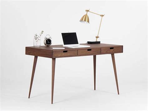 Handmade Walnut Office Desk with Drawers and Hidden Compartments ...
