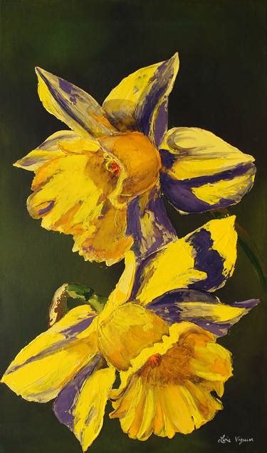 35+ Latest Acrylic Daffodils Painting