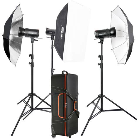 Godox SK300II Studio Flash Monolight (3-Light Kit) SK300II-D B&H