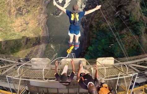 Bungee Jumping off the Victoria Falls Bridge